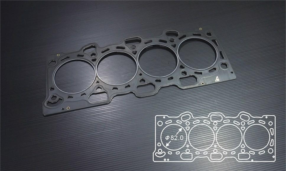 Siruda grommet metal head gasket for 4G93 – 82 mm bore (product illustration)