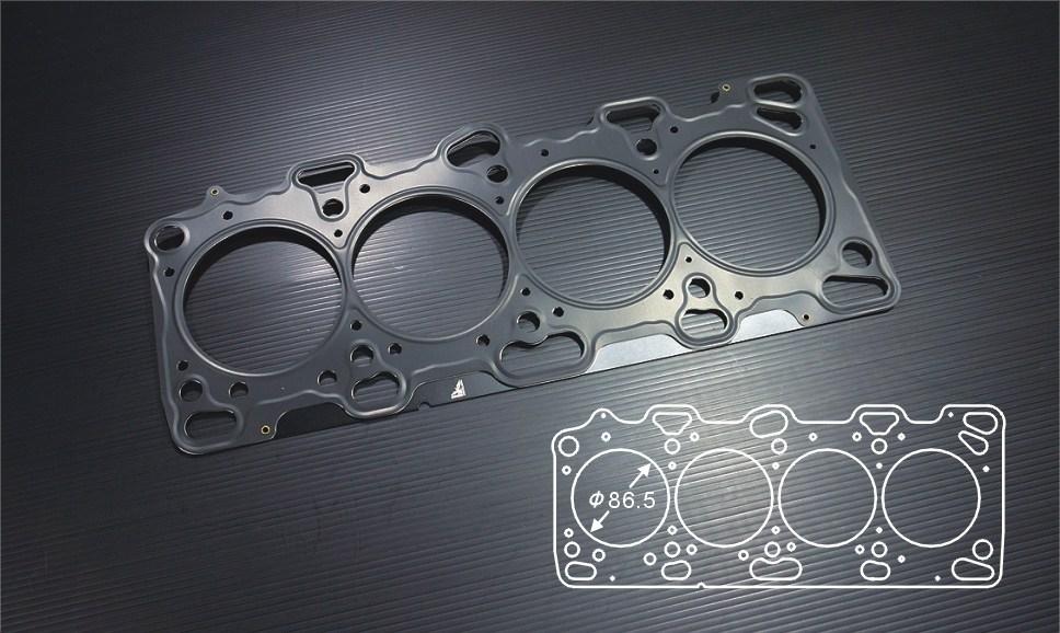 Siruda stopper metal head gasket for 4G63T – 86.5 mm bore (product illustration)