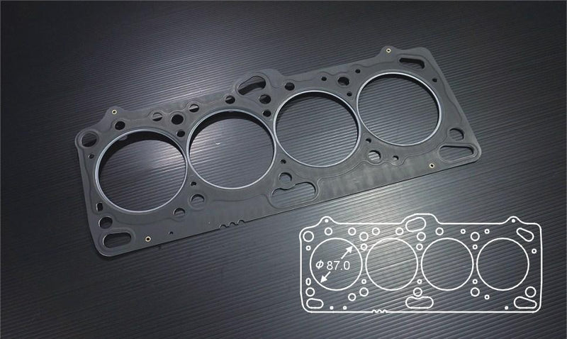 Siruda grommet metal head gasket for 4G63T – 87 mm bore (product illustration) - Siruda