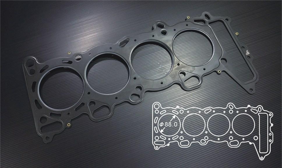 Siruda grommet metal head gasket for SR20DET – 88 mm bore (product illustration)