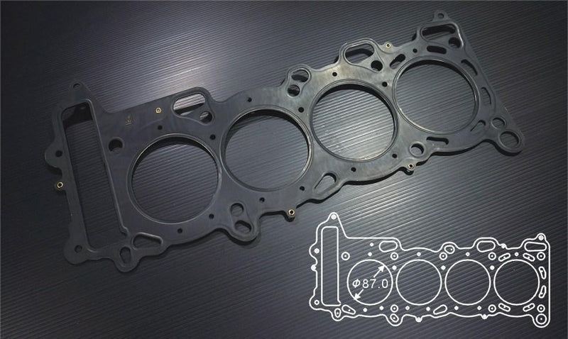 Siruda stopper metal head gasket for SR20DET – 87 mm bore (product illustration) - Siruda
