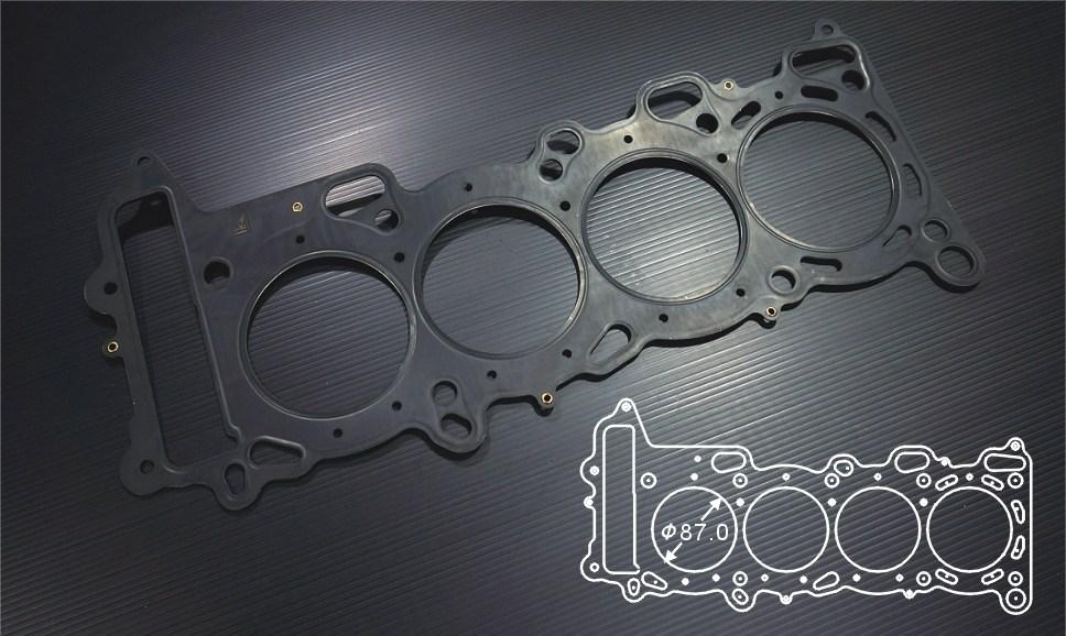 Siruda stopper metal head gasket for SR20DET – 87 mm bore (product illustration)