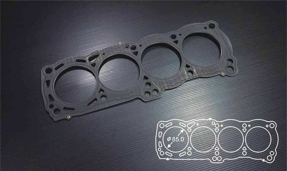 Siruda stopper metal head gasket for CA18DE / CA18DET – 85 mm bore (product illustration)