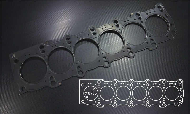 Siruda stopper metal head gasket for 1JZ-GTE – 87.5 mm bore (product illustration) - Siruda