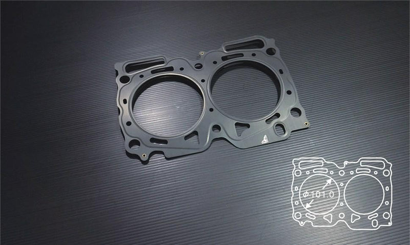 Siruda stopper metal head gasket for EJ257 – 101 mm bore (product illustration) - Siruda