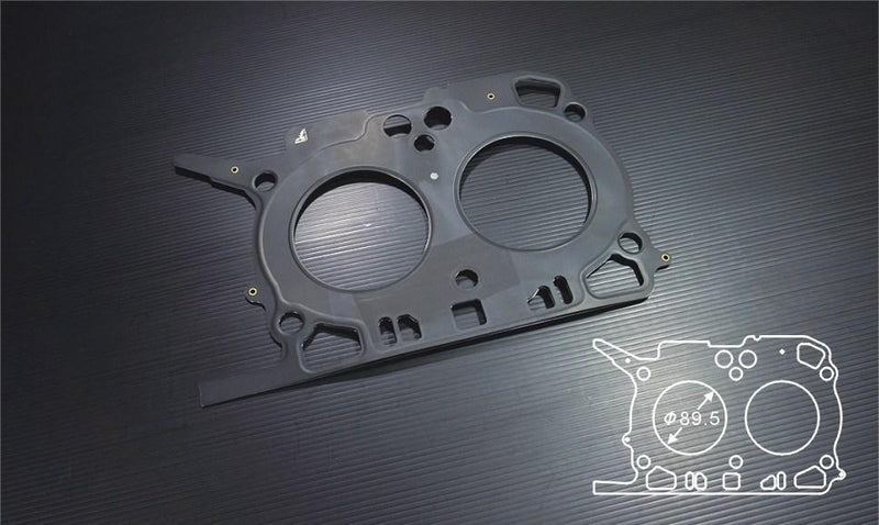 Siruda stopper metal head gasket for FA20 – left bank, 89.5 mm bore, 0.8 mm thick - Siruda