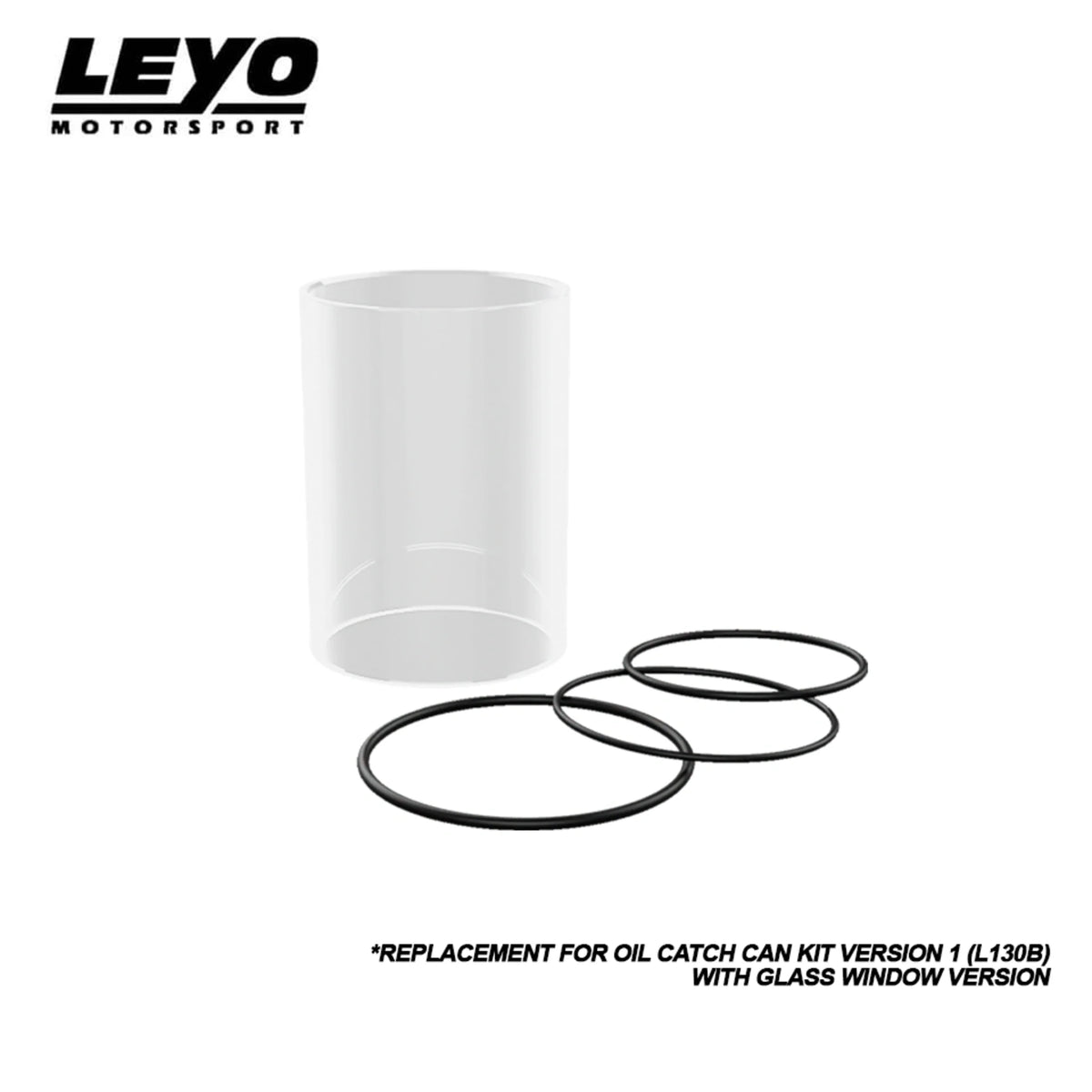 LEYO catch can service kit – clear inner can and O-rings