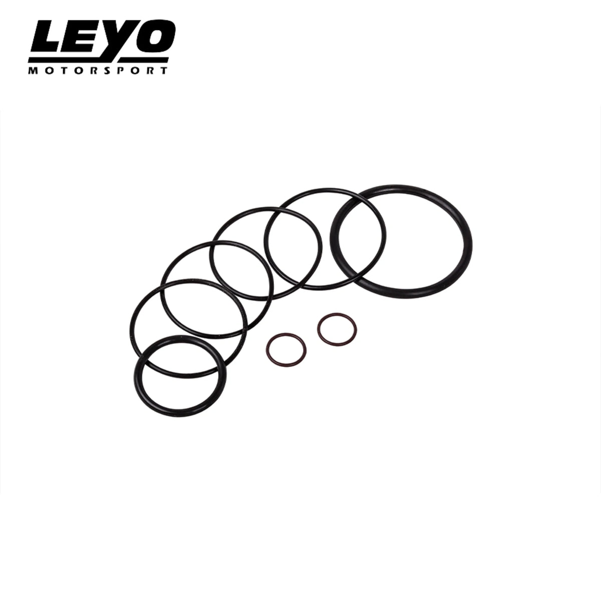 LEYO diverter valve and BOV O-ring service kit – O-rings laid out