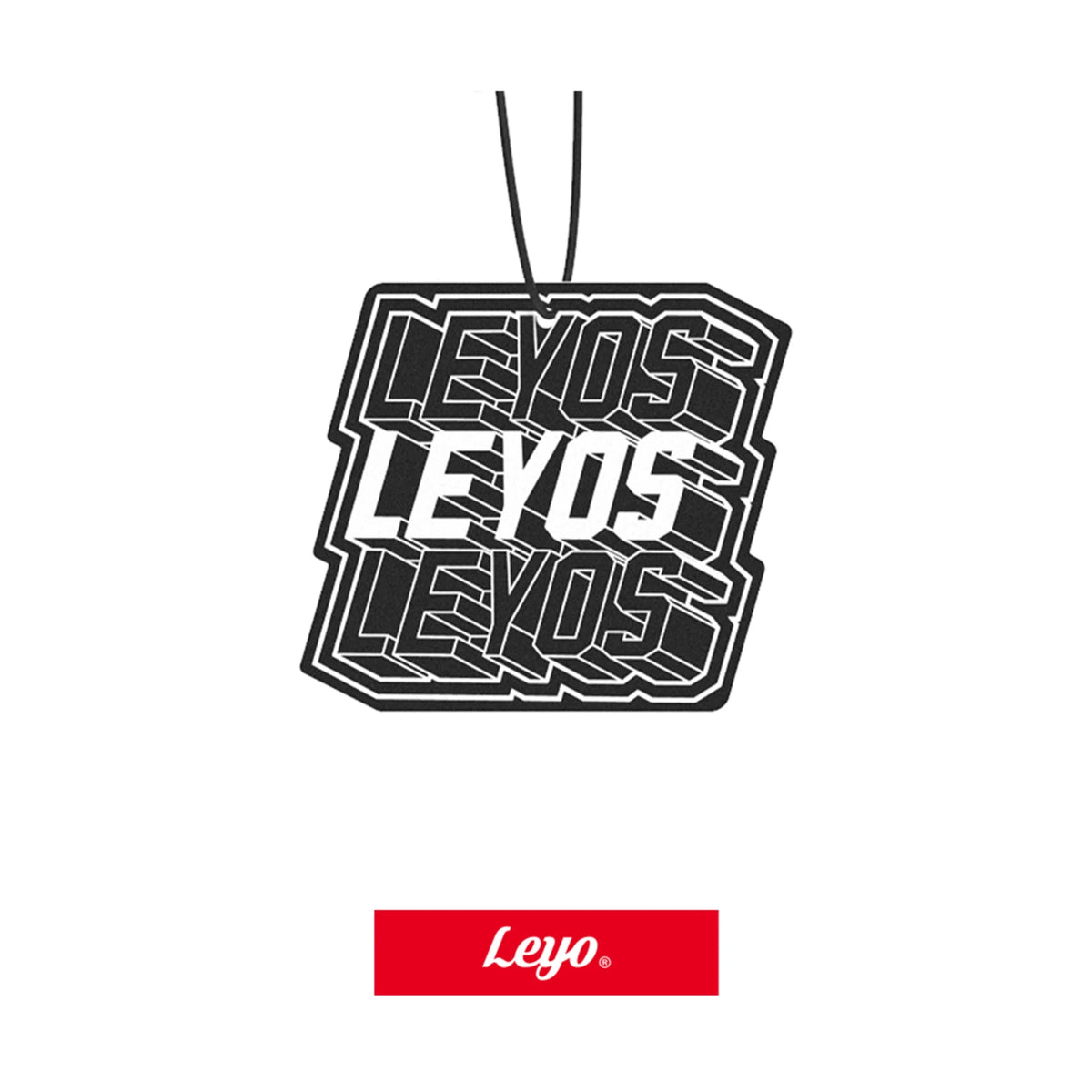 LEYO air freshener V2 – stacked LEYOS design hanging card