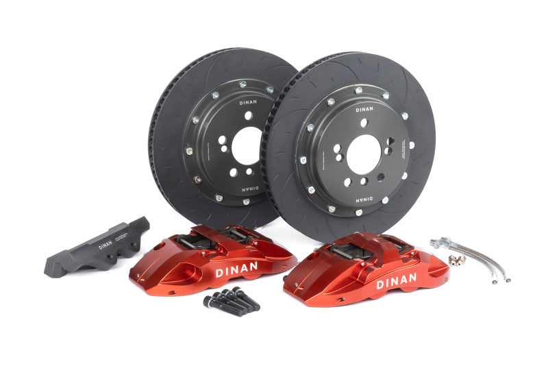 Dinan Front Big Brake Kit - BMW M3 (2015-2018) - 370x32mm 4 Piston - Red