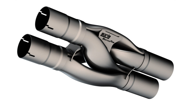 Borla X-Pipe - Ford Mustang GT / Dark Horse (S550 / S650) - Hydroformed SwitchFire For Borla 3in Cat-Backs - Borla