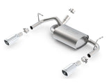 Borla Rear Section Exhaust - Jeep Wrangler / Wrangler Unlimited (JK) - Touring 2.5in Split Rear Exit