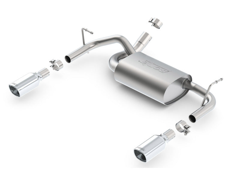 Borla Rear Section Exhaust - Jeep Wrangler / Wrangler Unlimited (JK) - Touring 2.5in Split Rear Exit