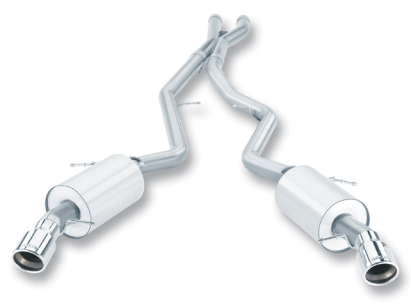 Borla Cat-Back Exhaust - BMW 335i Sedan / Coupe N54 (E90/E92) - ATAK X-Pipe - Borla