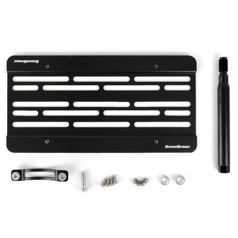GrimmSpeed License Plate Relocation Kit - Subaru WRX (GV8/GR8) STI (GRF/GVF) - Image 2 - GrimmSpeed