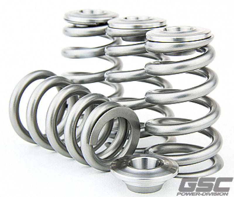 GSC Power-Division High Pressure Conical Valve Spring Kit with Titanium Retainers & Steel Seats - Nissan TB48DE