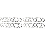 Manley 2.3L EcoBoost ring sets in two groups, low-angle view - Manley Thumbnail