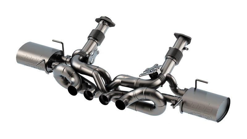 Borla Cat-Back Exhaust - Chevrolet Corvette Z06 (C8) - ATAK 3in Reuses Factory Tips - Borla