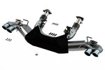 Borla Cat-Back Exhaust - Chevrolet Corvette Stingray (C8) - 3in Quad 4in Tips - Image 11 - Borla Thumbnail