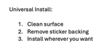 APR Badge - Universal - Satin Black - Image 5 - APR Thumbnail