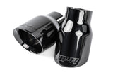 APR Double-Walled Slash-Cut Tips - Universal - 3.5in Diamond Black, Set of 2