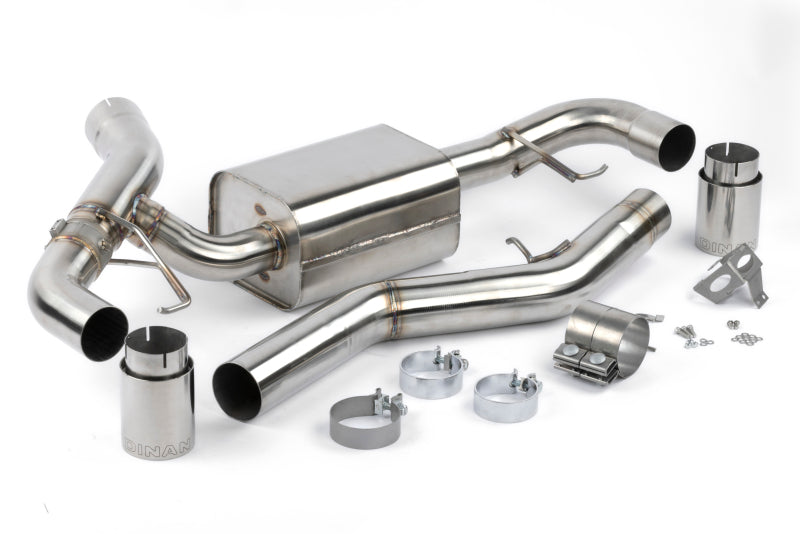 Dinan Valved Axleback Exhaust System - BMW 330i (G20) / BMW 430i (G22) - Polished Tips - Dinan