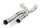 Dinan Free Flow Axleback Exhaust System with X-Pipe - BMW M2 Competition (F87) - Black Tips - Image 12 - Dinan Thumbnail