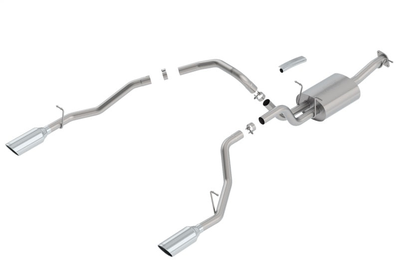 Borla Cat-Back Exhaust - RAM 1500 V8 (DT) Crew Cab Short Bed - 3in into Dual 2.5in - Image 2