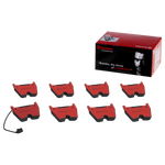 Brembo Front Brake Pads – NAO Ceramic for Audi RS3 (8V 2017+) / TT RS (8S 2017+) - Brembo Thumbnail