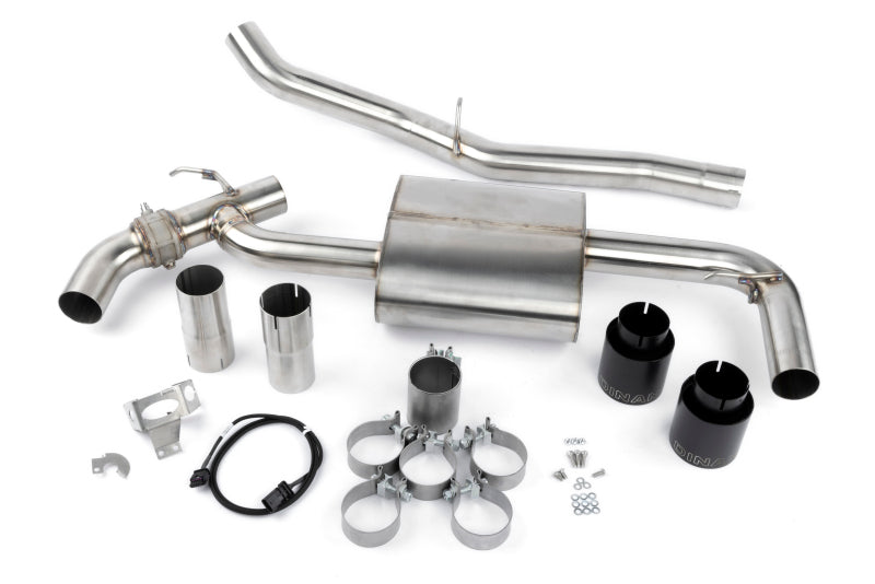 Dinan Valved Axleback Exhaust System - BMW X1/X2 xDrive28i (F48/F39) - Black Tips - Dinan