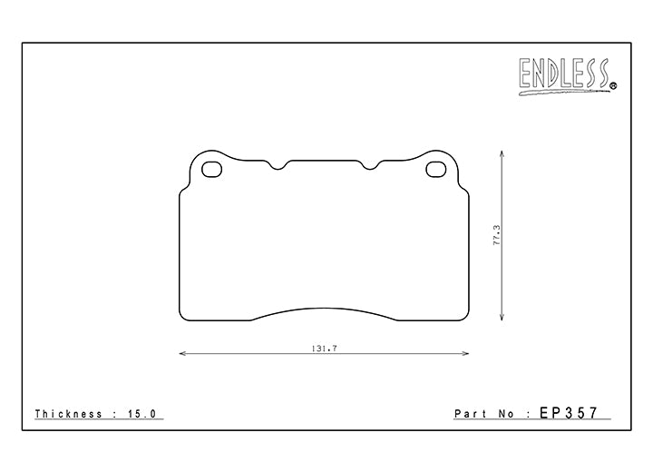Endless MX72 Front Brake Pads – Civic Type R FK8 FL5 / STI / Evo / BRZ / 86 (Brembo)