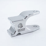 Suspension Secrets front camber block, angled view of the billet body and mounting holes - Suspension Secrets Thumbnail