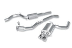 Borla Cat-Back Exhaust - Audi A4 quattro Sedan 2.0 TFSI (B8/B8.5) - Polished Tips - Image 3 - Borla Thumbnail