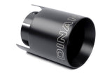 Dinan Double-Walled 4.5in Clamp-On Exhaust Tip - Black - 4.5in Outlet / 3.25in Inlet