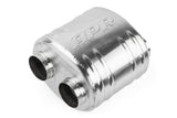 APR Premium Sound Absorption Muffler - Universal - Dual 63.5mm Oval Body 220x169x211mm