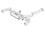 Borla Cat-Back Exhaust - Mazda RX-8 (SE3P) - Single Angle-Cut Rear Exit - Image 4 - Borla Thumbnail