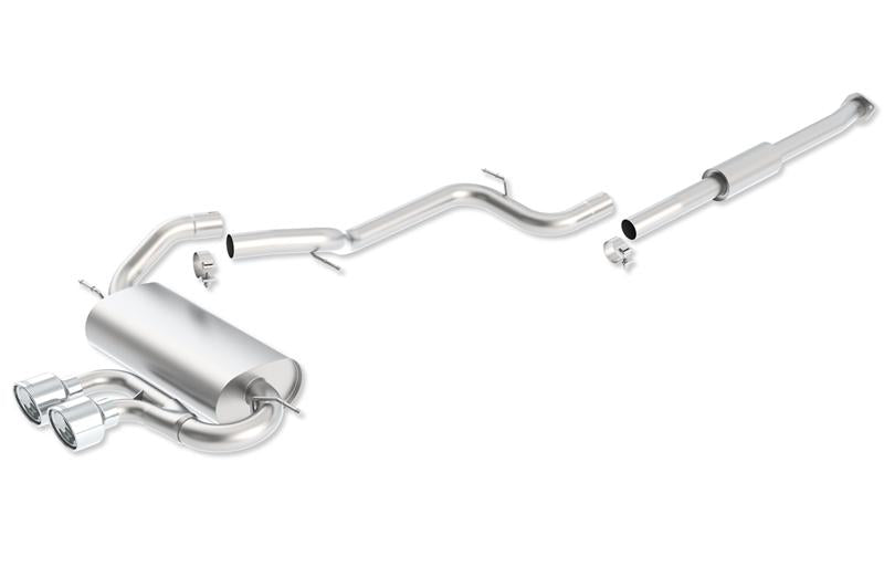 Borla Cat-Back Exhaust - Ford Focus ST Hatch (LW) - Polished Tips - Image 2