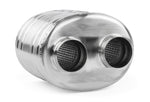APR Premium Sound Absorption Muffler - Universal - Dual 63.5mm Oval Body 220x169x211mm - Image 3 - APR Thumbnail
