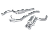 Borla Cat-Back Exhaust - Audi A4 quattro Sedan 2.0 TFSI (B8/B8.5) - Polished Tips