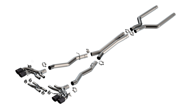 Borla Cat-Back Exhaust - BMW M8 Gran Coupe (F93) - ATAK 3.5in Carbon Fibre Tips - Borla