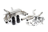 Dinan Free Flow Axleback Exhaust System with X-Pipe - BMW M2 Competition (F87) - Black Tips