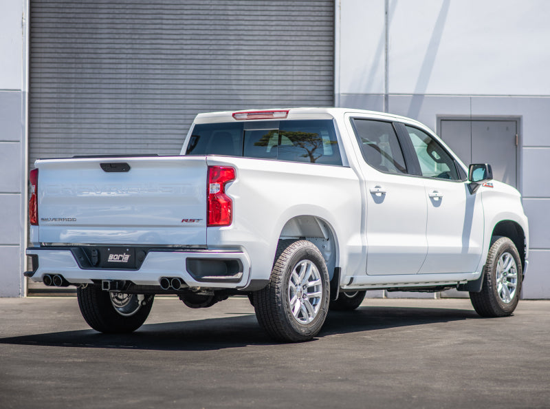 Borla Cat-Back Exhaust - Chevrolet Silverado 1500 (T1) excl. ZR2 - S-Type 2.75in True Dual 2019