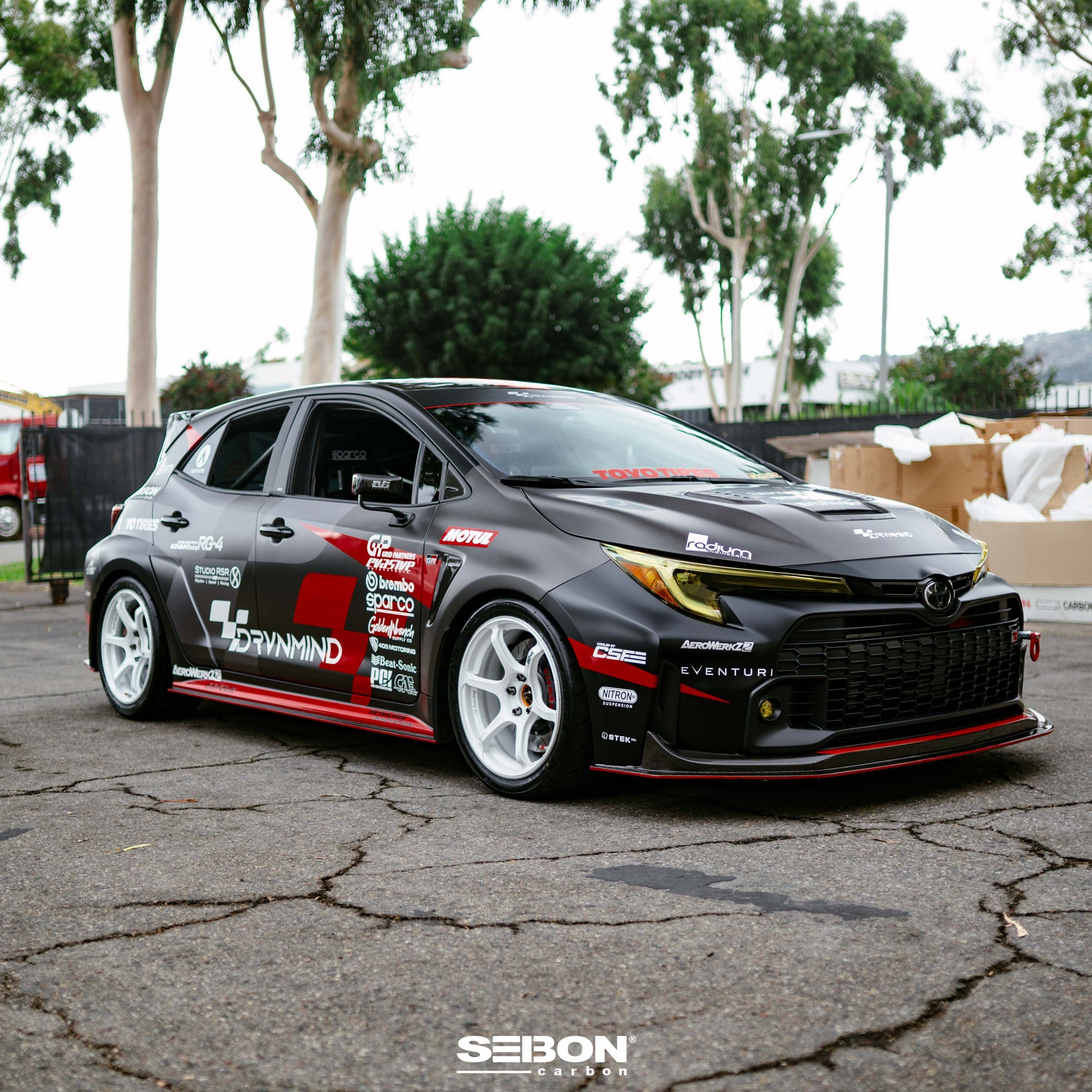 Seibon MB-Style Carbon Fibre Front Lip – Toyota GR Corolla 23+