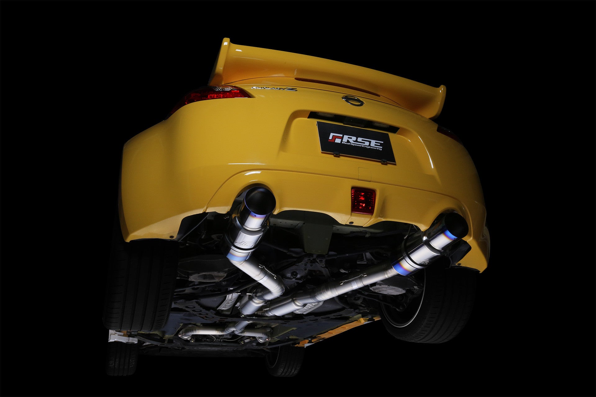 R.S.E. Full Titanium Muffler - Nissan 370Z (Z34) - Type-D Dual