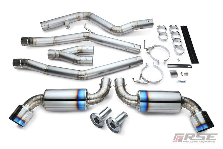 RSE Full Titanium Muffler TYPE-D – Toyota GR Supra (A90)