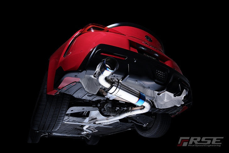RSE Full Titanium Muffler TYPE-R – Toyota GR Supra (A90) - RSE