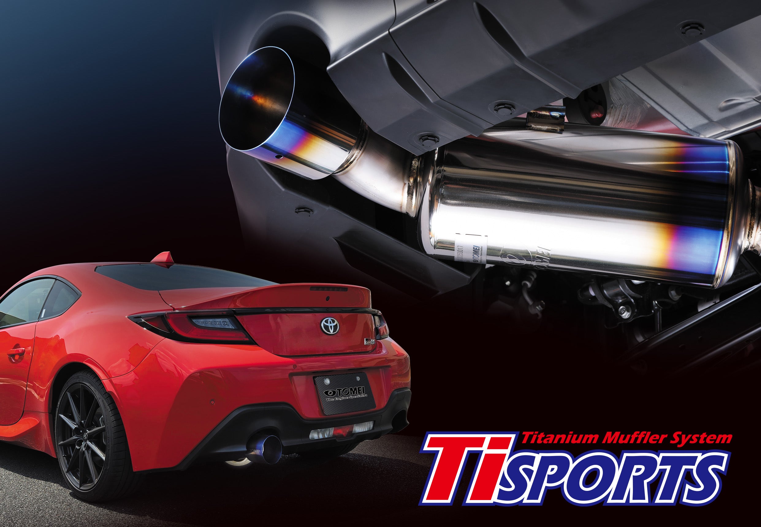 Tomei Ti SPORTS Titanium Muffler – Toyota GR86 / Subaru BRZ (ZN8/ZD8)