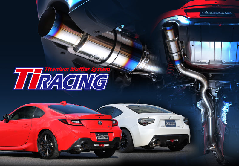 Tomei Ti RACING Titanium Muffler – Toyota GR86 / 86 / Subaru BRZ (ZN8/ZN6/ZD8/ZC6) - Tomei