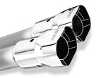 Borla Tip Kit - Jeep Wrangler (JK) - 4in Black Chrome 2.78in Inlet - Image 4 - Borla Thumbnail
