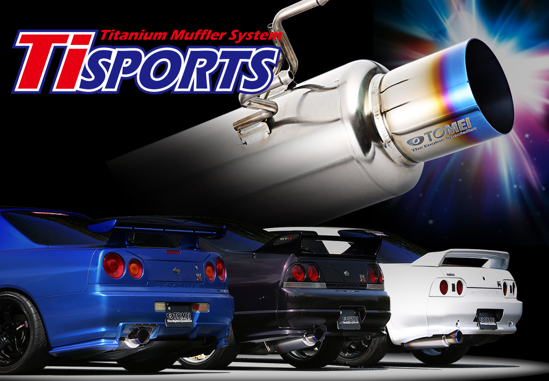 Tomei Ti SPORTS Titanium Muffler – Nissan Skyline GT-R (BCNR33)